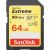 Карта памяти SanDisk SDXC 64GB Class 10 UHS-I U3 Extreme 90Mb/s