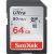 Карта памяти SanDisk SDXC 64GB Class 10 UHS-I Ultra 80MB/s