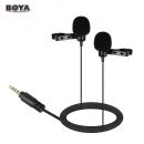 Двойной петличный микрофон Boya BY-LM300