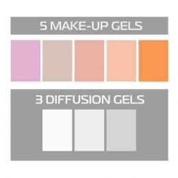 Make-up гели StrobTools 8 шт