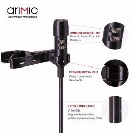 Петличный микрофон Ulanzi AriMic Lavalier Microphone