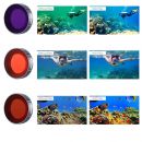 Набор светофильтров Ulanzi OA-9 Osmo Action Dive Filter (3 шт)