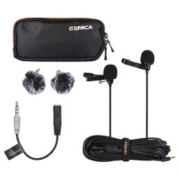 Петличный микрофон двойной COMICA CVM-D02 (B4.5m)