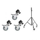 Колёса для стойки NiceFoto Stand wheel kits B-22