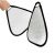 Светоотражатель NiceFoto Silver/white portable reflector SW-Ø80cm