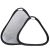 Светоотражатель NiceFoto Silver/white portable reflector SW-Ø80cm