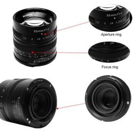 Объектив 7Artisans 55mm F1.4 X Mount Серебро