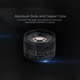 Объектив 7Artisans 50mm F1.8 Sony (E Mount) Чёрный