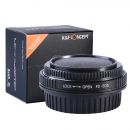 Адаптер K&F Concept для объектива Canon FD FL на байонет Canon EF