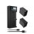 2 аккумулятора + зарядное устройство Powerextra NP-F970 (Micro USB)
