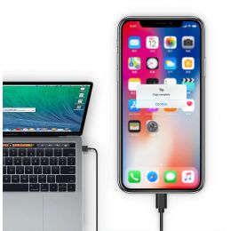 Беспроводная зарядка Baseus IP Cable Белая