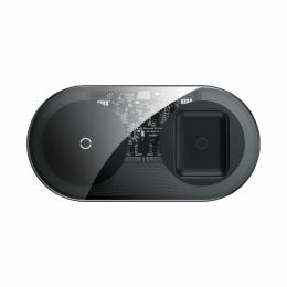 Беспроводная зарядка Baseus Simple 2in1 Прозрачный корпус