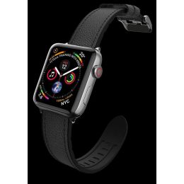 Ремешок X-Doria Hybrid Leather для Apple watch 42/44 мм Чёрный