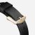 Ремешок Nomad Modern Slim для Apple Watch 38/40 мм Чёрный с золотой фурнитурой