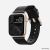 Ремешок Nomad Modern Slim для Apple Watch 38/40 мм Чёрный с золотой фурнитурой