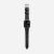 Ремешок Nomad Modern Slim для Apple Watch 38/40 мм Чёрный с золотой фурнитурой