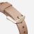 Ремешок Nomad Modern Slim для Apple Watch 38/40 мм Бежевый с золотой фурнитурой