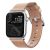 Ремешок Nomad Modern Slim для Apple Watch 38/40 мм Бежевый с серебряной фурнитурой