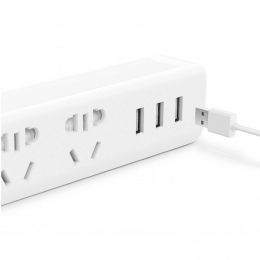 Сетевой фильтр Xiaomi KingMi Power Strip (3 розетки, 3 USB) Чёрный