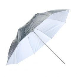 Фотозонт 2в1 Falcon Eyes URN-48SW - 90 см. Белый/серебристый.