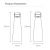 Термос Xiaomi KKF Smart Vacuum Bottle с OLED-дисплеем 475мл Белый