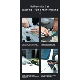 Автомойка Baseus Simple Life Car Wash Spray Nozzle 7.5m Чёрная