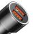Автозарядка Baseus Small Screw Dual USB Quick Charge 36W черная