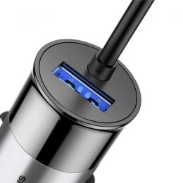 Автомобильная зарядка Baseus Enjoy Together 2-in-1 Car Charger Графит