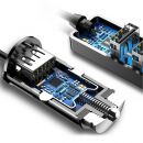 Автомобильная зарядка Baseus Enjoy Together 4USB Серая