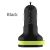 Атозарядка 2 выхода + провод micro USB RockSpace Sotor Черная