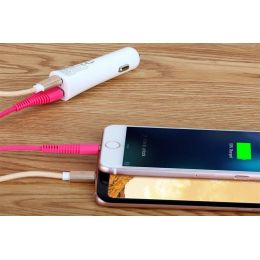 Автомобильная зарядка Momax USB + Type-C 45W Белая