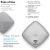 Портативная акустика Rock Muse Bluetooth Speaker Серая