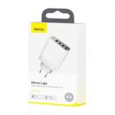 Сетевой адаптер Baseus Mirror Lake 4USB 30W Белый