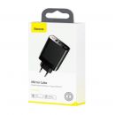 Сетевой адаптер Baseus Mirror Lake 4USB 30W Чёрный