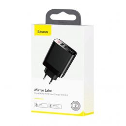 Сетевой адаптер Baseus Mirror Lake 4USB 30W Чёрный