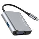 Хаб Baseus Enjoyment Type-C (VGA, USB 3.0) HUB