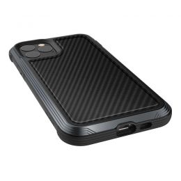 Чехол X-Doria Defense Lux для iPhone 11 Pro Чёрный карбон