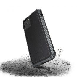 Чехол X-Doria Defense Lux для iPhone 11 Pro Чёрная кожа