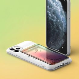 Чехол VRS Design Damda Glide Shield для iPhone 11 Pro Max White Green - Purple