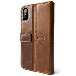 Чехол-книжка Pierre Cardin для iPhone X/Xs Коричневый