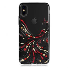Чехол с Swarovski Kingxbar Flying для iPhone X Чёрный
