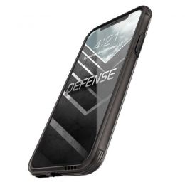 Чехол X-Doria Defense Lux для iPhone X/Xs Чёрная кожа
