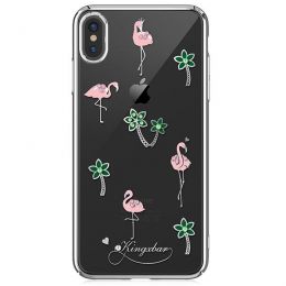 Чехол Kingxbar Tropical для iPhone Xs Max Flamingo