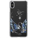 Чехол Kingxbar Swan для iPhone Xs Max Silver Frame