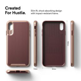 Чехол Caseology Wavelength для iPhone XS Max Burgundy