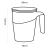 Термокружка Xiaomi Fiu Elegant Do Not Roll 470ml Белая