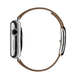 Ремешок кожаный Modern Buckle для Apple Watch 38/40 mm Коричневый