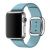 Ремешок кожаный Modern Buckle для Apple Watch 38/40 mm Голубой