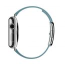Ремешок кожаный Modern Buckle для Apple Watch 38/40 mm Голубой
