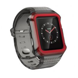 Ремешок X-Doria Rumble для Apple Watch 42 мм Чёрный